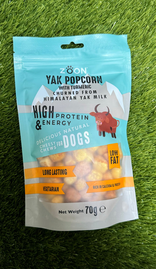 Yak Popcorn with Tumeric