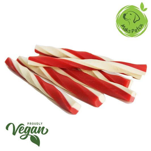 MaksPatch Veggie Dog Treats - Cheese & Tomato Straws