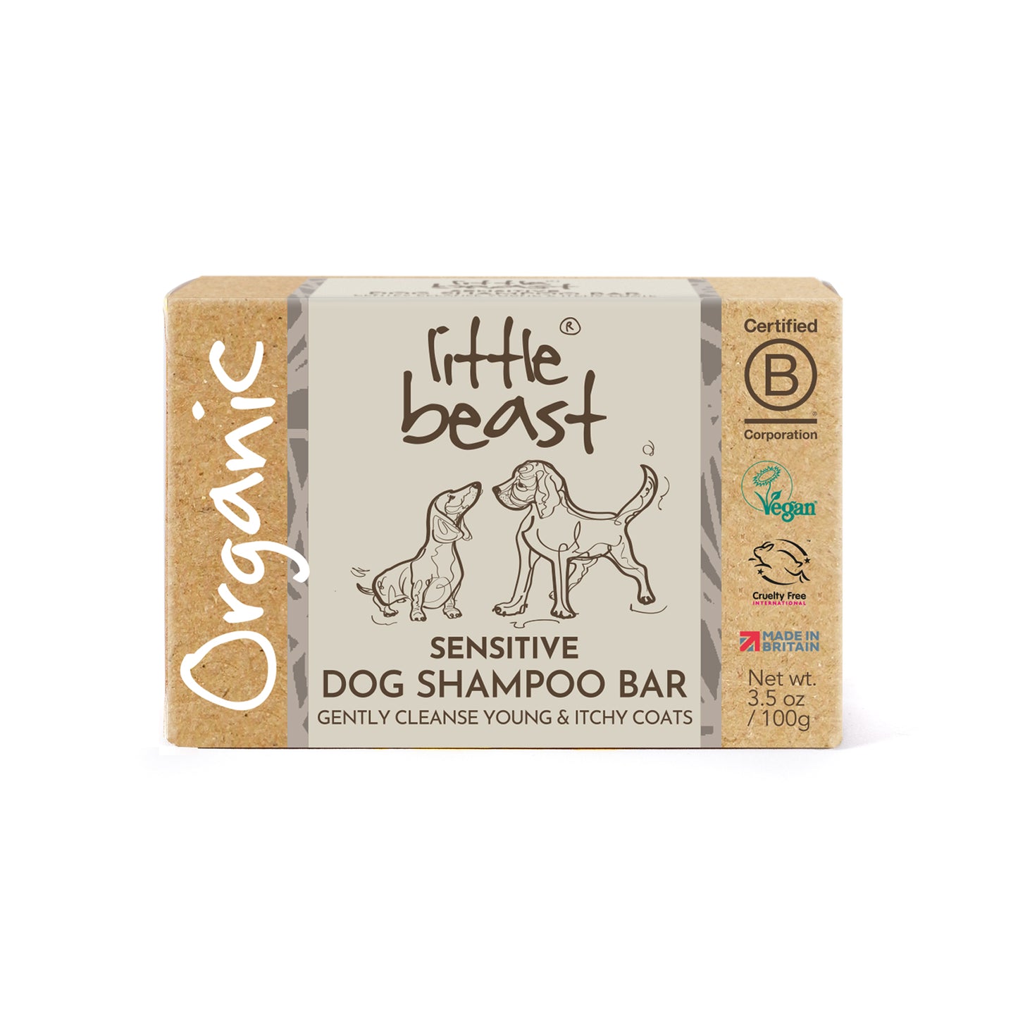 Little Beast - Organic Sensitive Dog Shampoo Bar